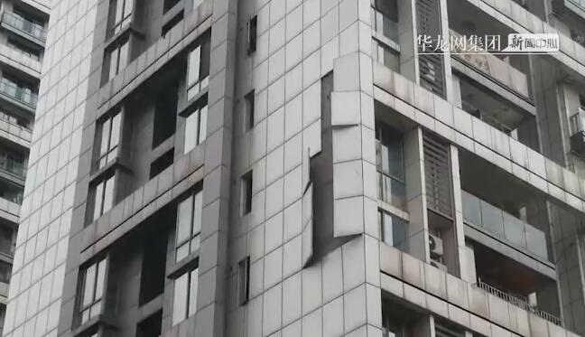 高樓外墻保溫材料開(kāi)裂松動(dòng)